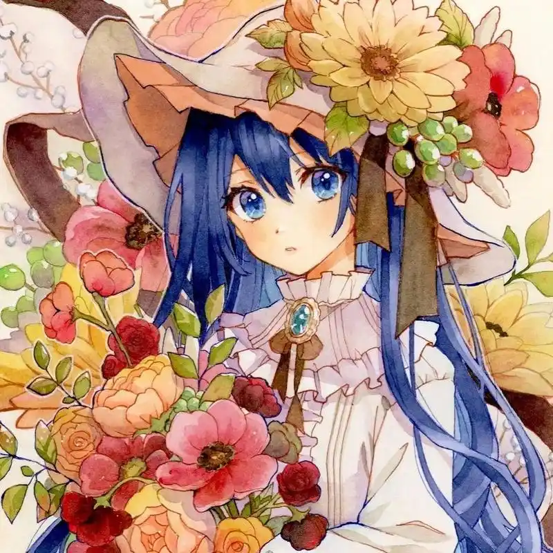 水彩|漫画水彩ゆゆはる(yuyuharu)少女漫画