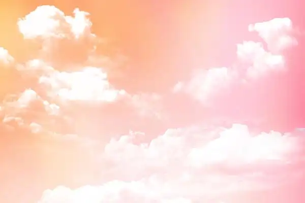 渐变粉色梦幻天空唯美浪漫云朵背景壁纸底纹几何线条插画