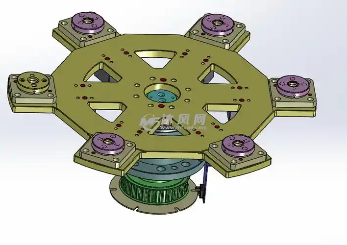 六工位圆盘转盘机构