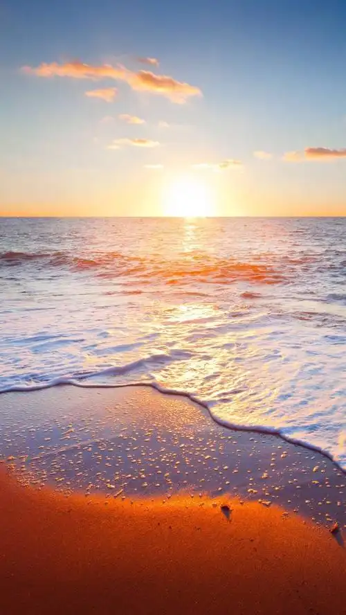 阳光海景高清壁纸