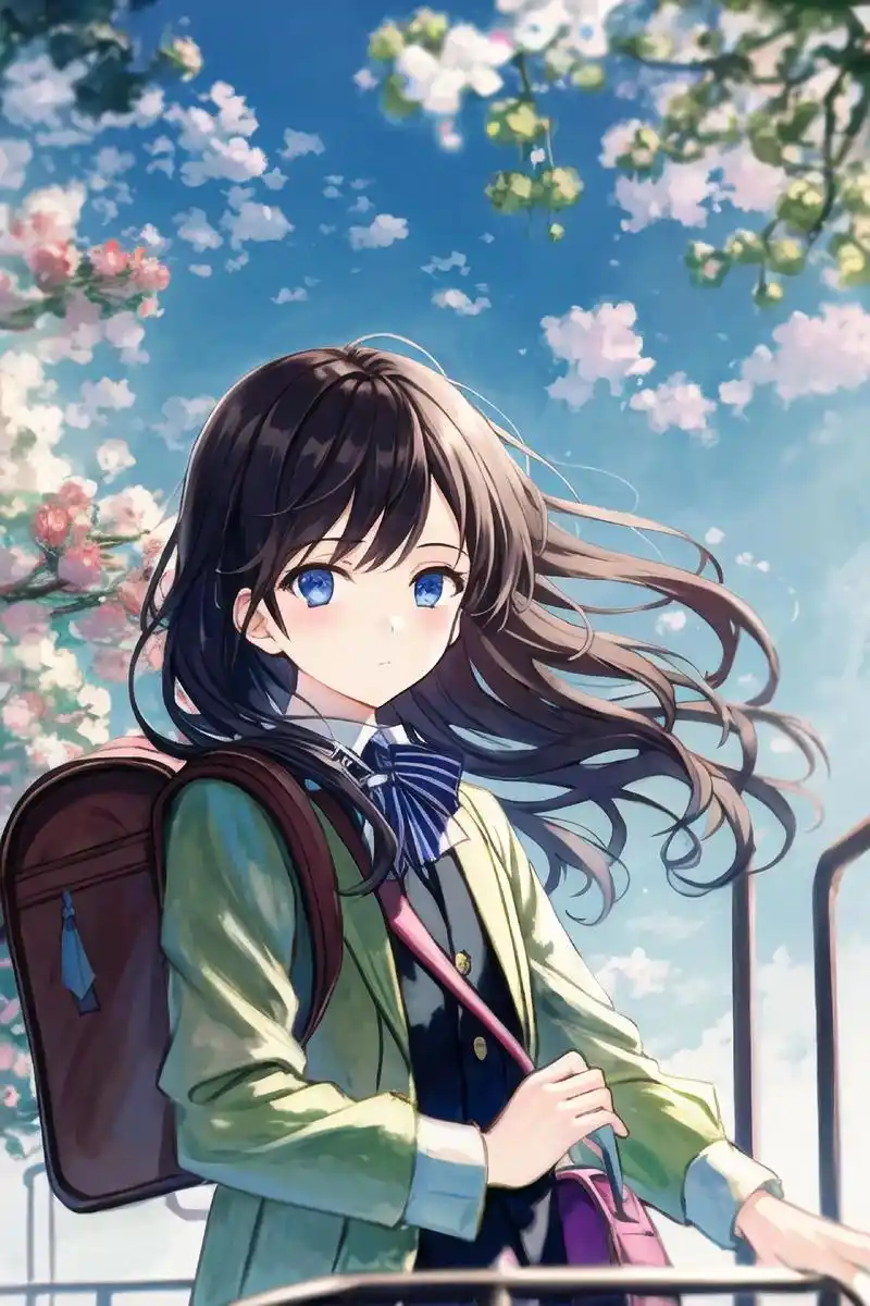 主页取图 #二次元少女 # - 抖音