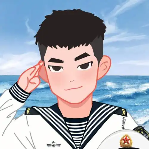 ⑦海军手绘头像水兵服
