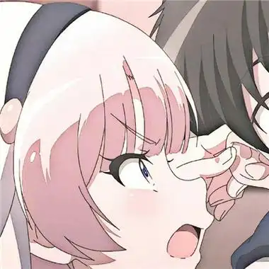 二次元动漫截图甜蜜互动情侣头像 男女同框超赞的好看情头合集_情侣