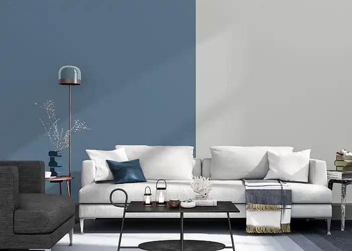 佳士利色彩|这3组拼色背景墙,让家美出新高度|十大水漆品牌_艺术漆