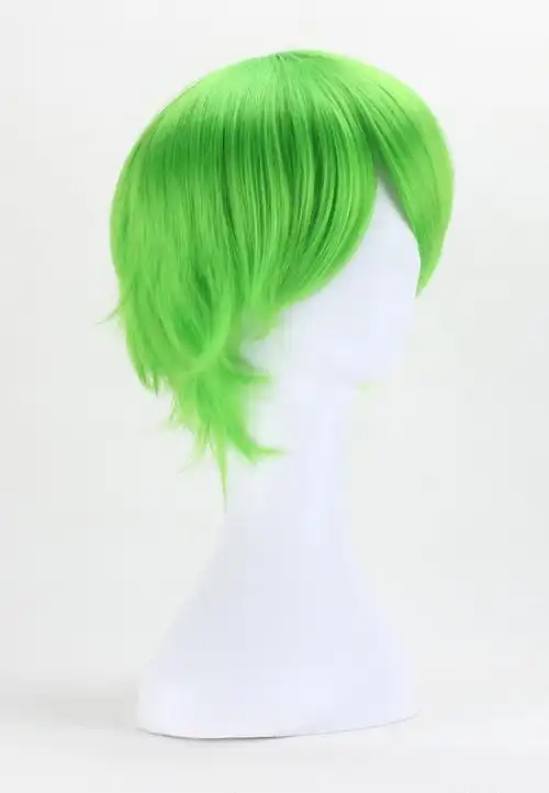 植木的法则 植木耕助 草绿色反翘短发 高温丝动漫cosplay假发