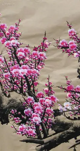 西门亚石老师国画大六尺梅花《梅图一幅众人猜,冒雪凌霜笑口开.