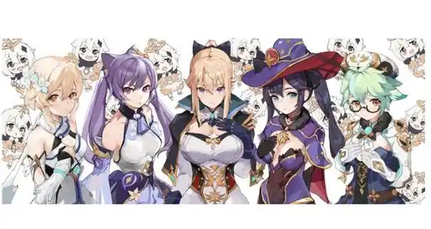 原神女角色去掉所有服装图漫画链接