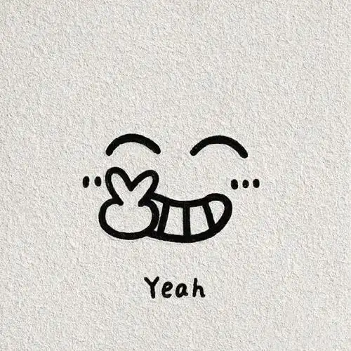 一组可爱表情简笔画-图1