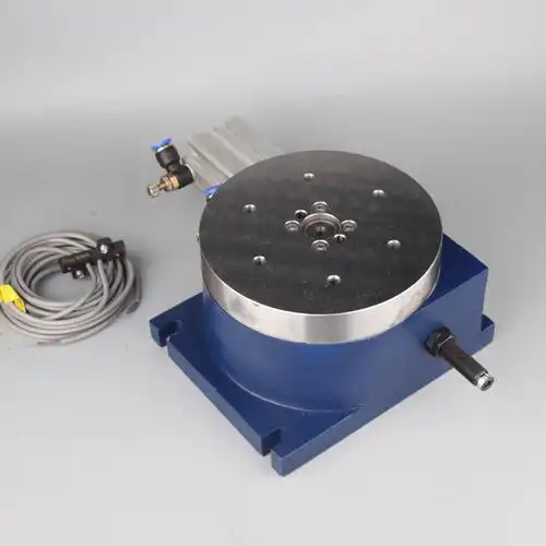 旋转气动度盘自动转台高精度焊接转盘工作台小型工作台