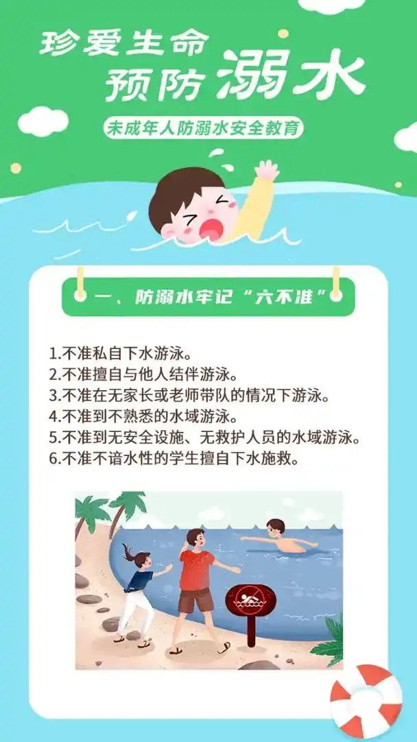 抖音图文来了 #健康科普 防溺水温馨提示语"珍爱生命,预防 - 抖音