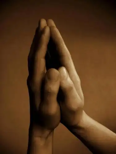 仅一个人,阴影,反射,影子,祝福,虔诚,仅一个年轻男性,祈祷,双手合十