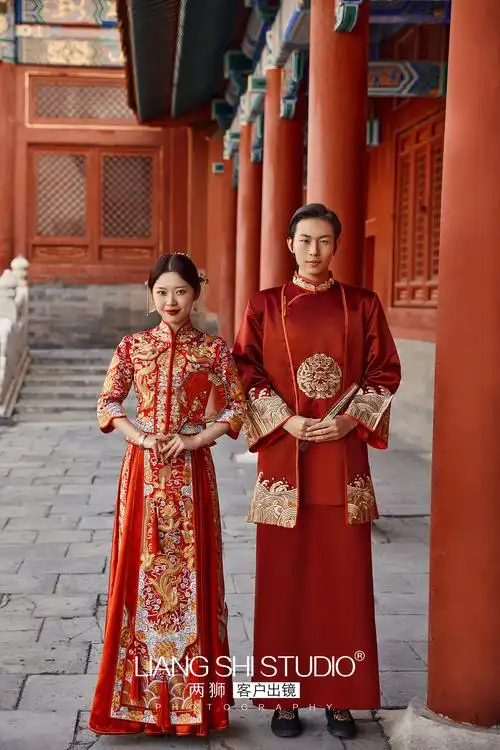 古色古香的故宫中式婚纱照是长辈们的最爱