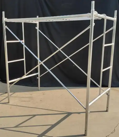 门式脚手架带轮河北移动热镀锌门形梯形床型活动装修加厚建筑喷涂脚手