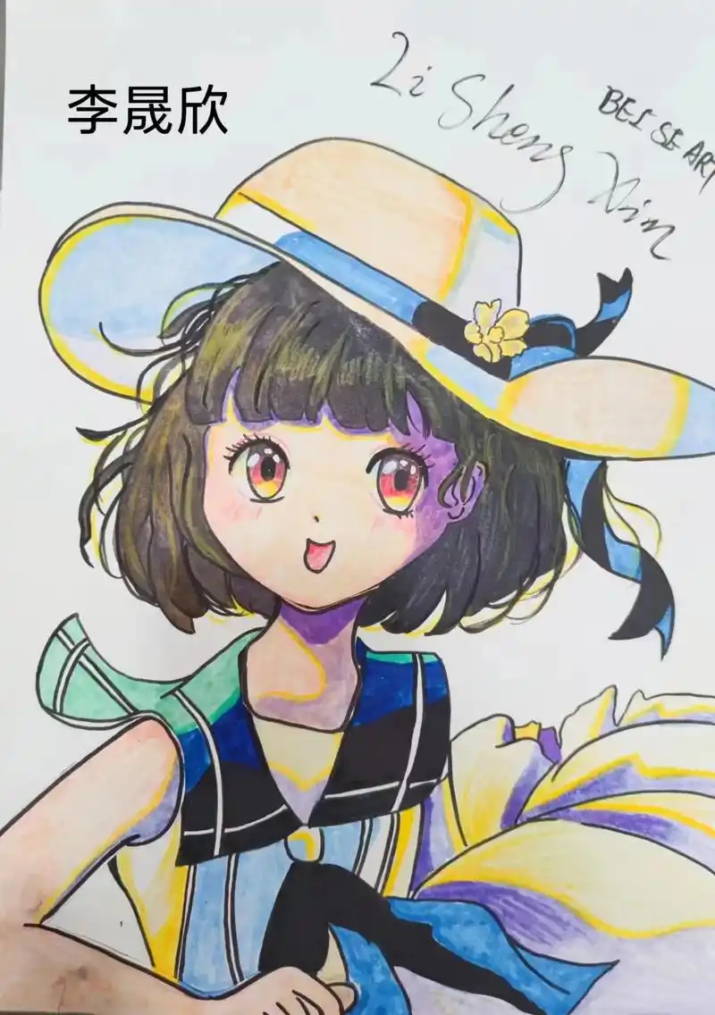 漫画女孩 - 耳朵兔兔 - 抖音