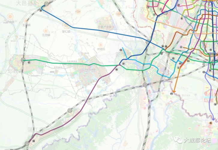 崇州,大邑,邛崃及蒲江四县市轨道交通规划_腾讯新闻