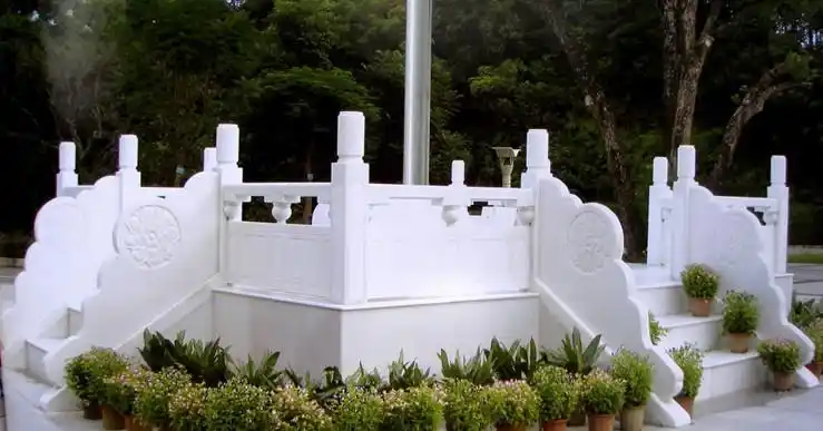 源头汉白玉旗杆生产厂 厂家直销 长年销售