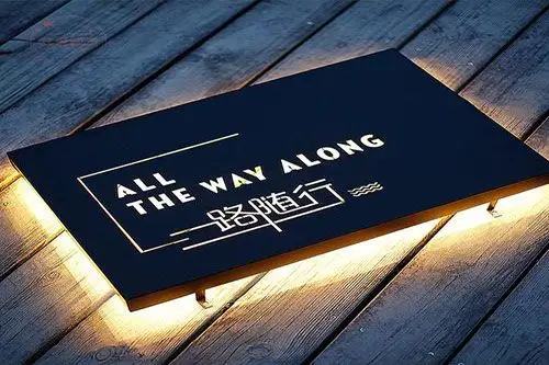 镂空发光广告牌