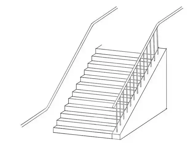 正面楼梯怎么画教你漫画扶手楼梯的画法教程