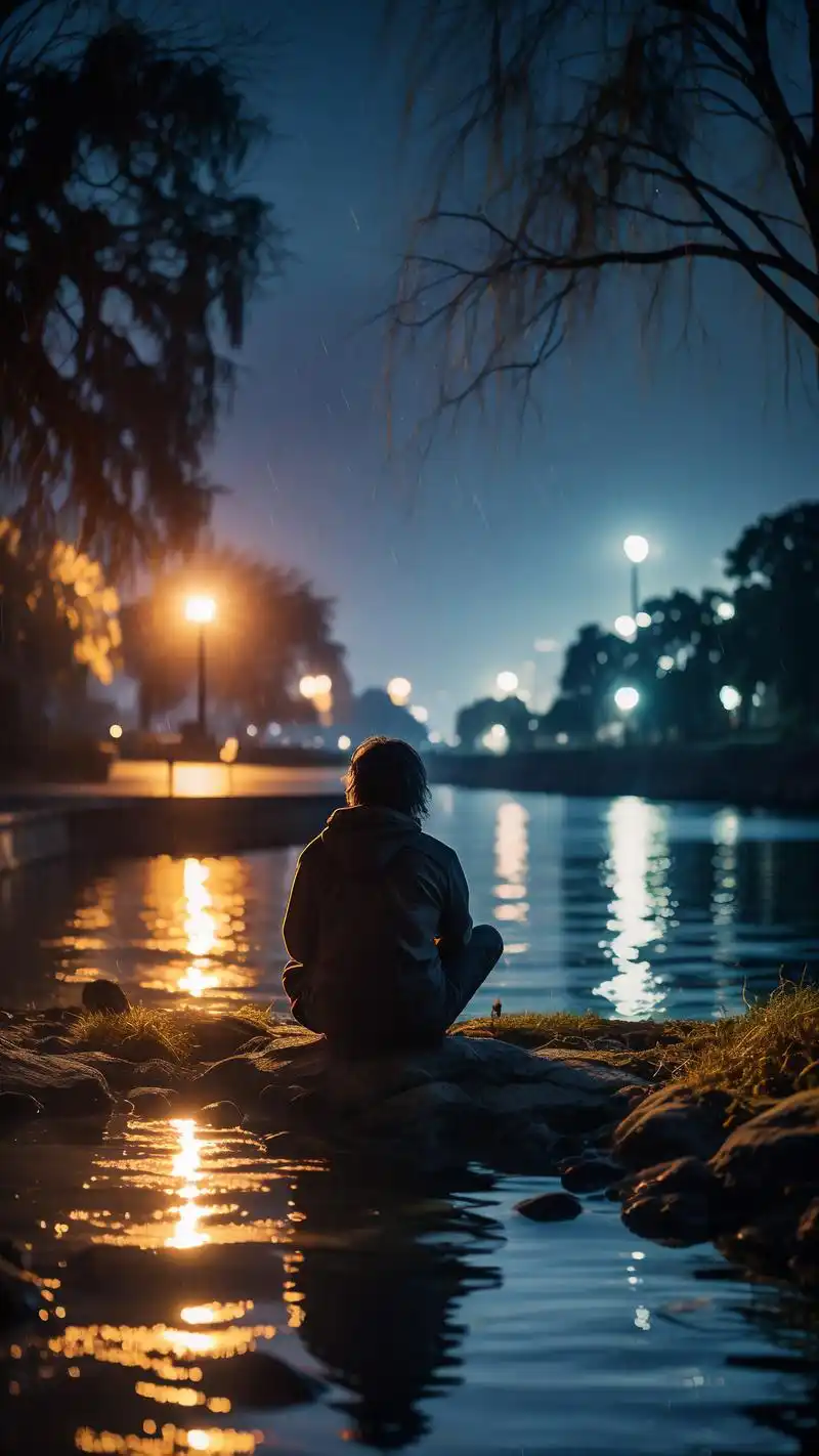 伤感黑色夜晚背景图集9392 沉浸在这些伤感的黑色夜晚背景图片中
