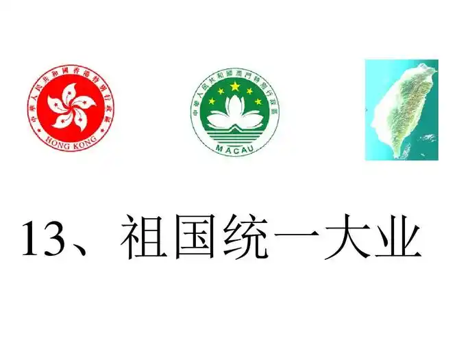 华师大版八年级下册历史第四单元13课祖国统一大业课件ppt