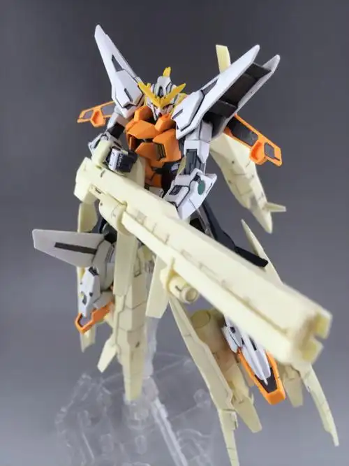 预定modellegend hg 00 突风型主天使高达 翻件完成图