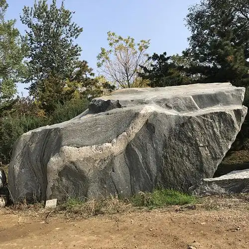 自有矿山大型户外自然石泰山石雪浪石室内外装饰造景刻字石奇石