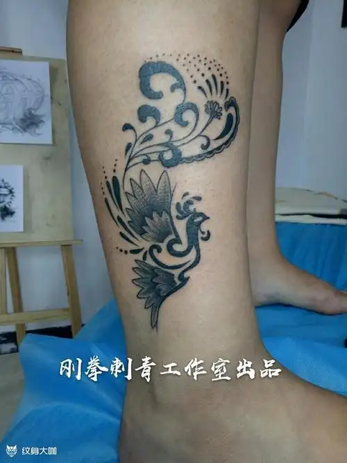 个性凤凰_纹身图案手稿图片_史刚拳的纹身作品集