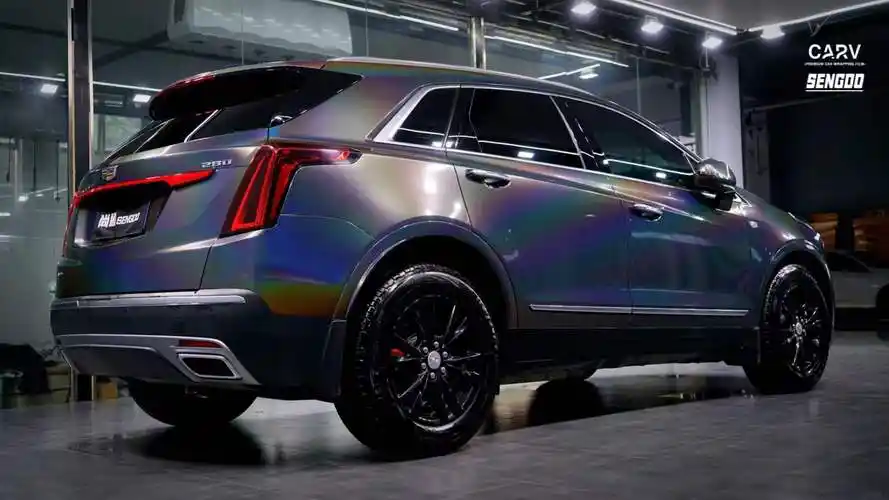 凯迪拉克xt5卡孚改色膜锦绣灰,人生就是要出彩