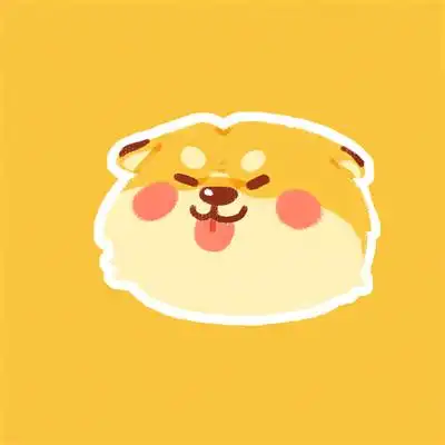 撞色超萌卡通动物头像图片大全