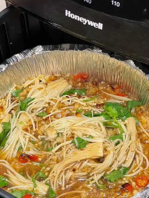 美食日记78金针菇这样做好吃到原地出摊