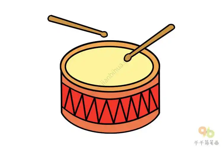 音乐爱好者必备乐器简笔画图片大全