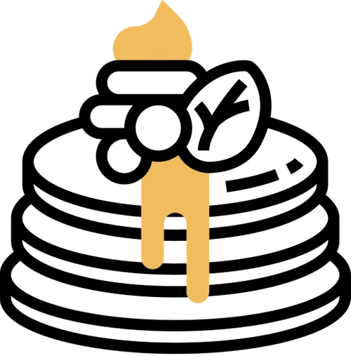 pancake icon - 素材 - canva可画
