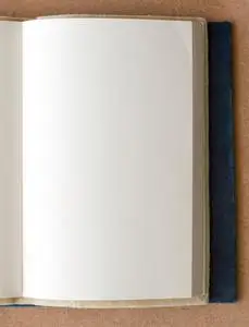 模板空白书页空白复古书页打开空白书页打开空白书页一本空白的黄色