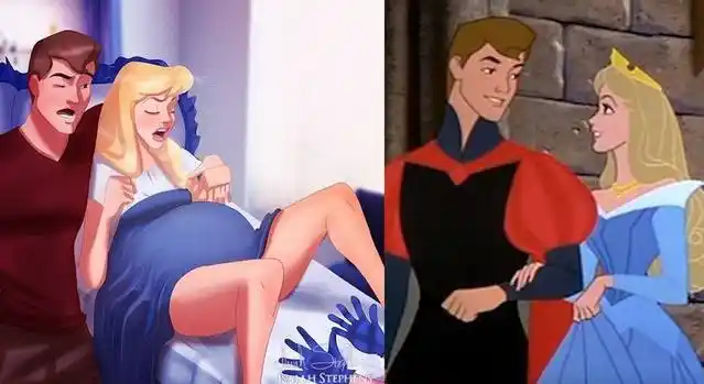 当迪士尼公主都生宝宝了,你觉得哪一对家庭更温馨呢?