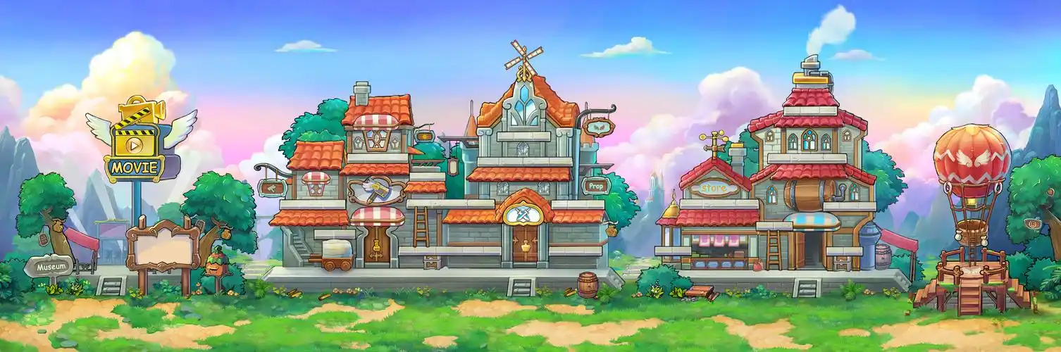 今年上半年设计的一个休闲游戏的场景