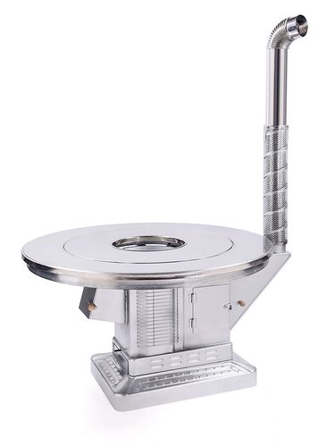 加厚气化炉柴火农村家用烤火炉柴煤两用取暖炉室内无烟节能采暖炉