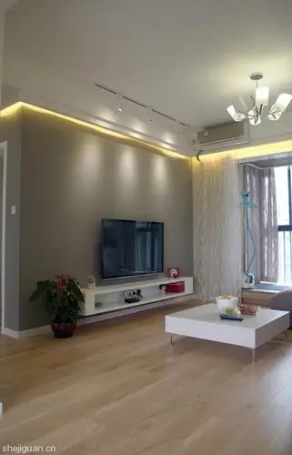 这些简约电视背景墙没有造型,却大气时尚还省钱