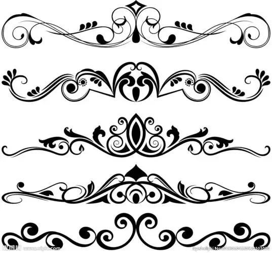 欧式花纹图片