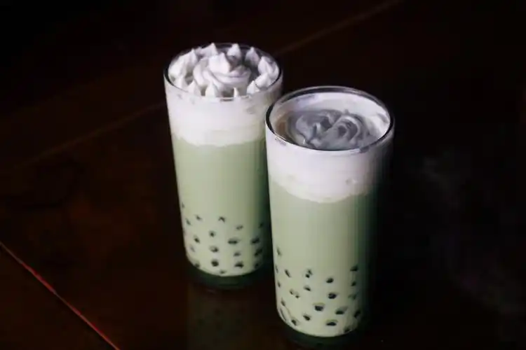 抹茶奶盖 - 拾光搁浅 - 图虫