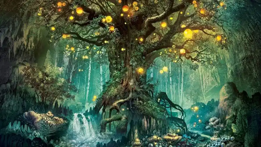 梦幻童话森林动态壁纸_mac开心-站酷zcool