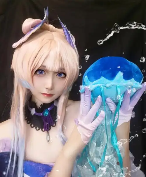 珊瑚宫心海cos试妆