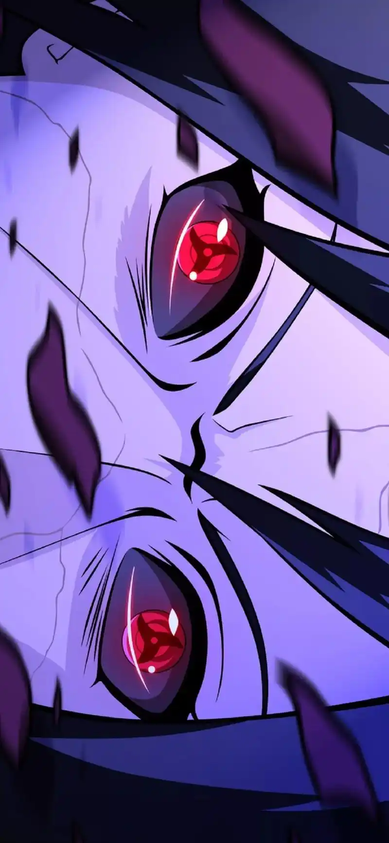 抖音上超火的写轮眼锁屏壁纸