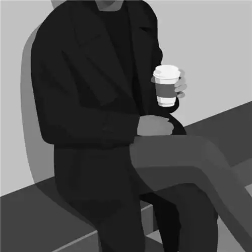 男人黑白头像男人味