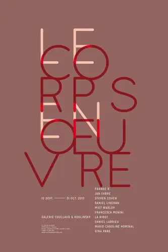 优雅的排版!14个纯文字海报设计