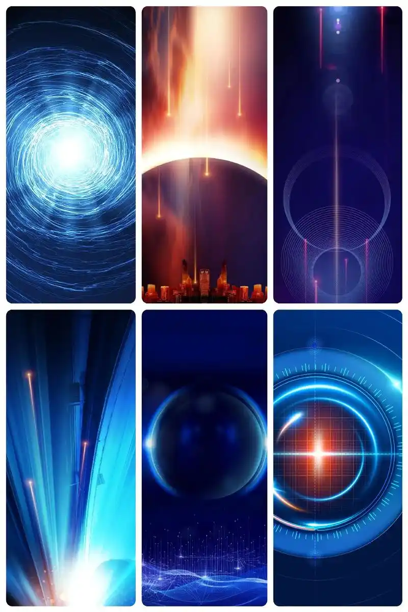 97设计干货|科技感光效海报背景图 96闪闪发光的图片真的泰 - 抖