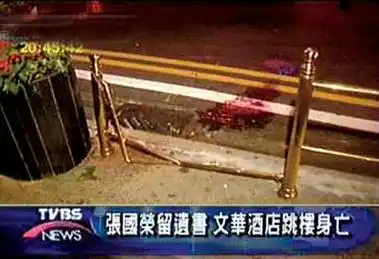 张国荣昨晚跳楼自杀罗大佑感叹生命可贵组图