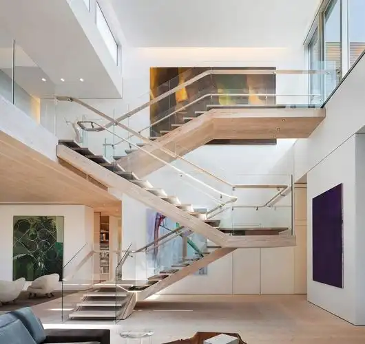 现代简约风格家用楼梯装修效果图展示