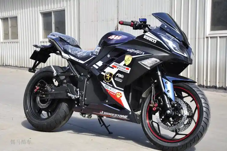 小忍者v6电动摩托车电动车跑车趴赛 72v电摩成人电瓶车公路赛机车