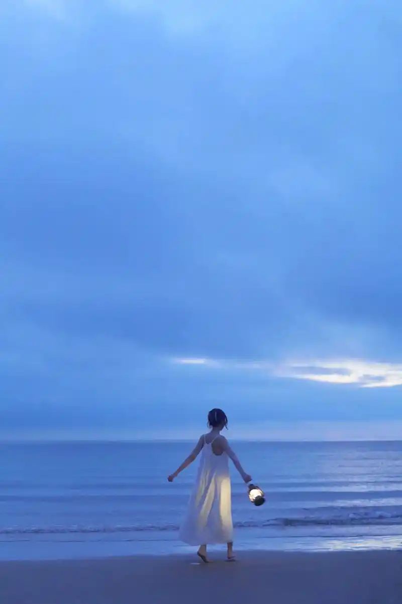 海边写真.威海约拍,退潮之后的海滩真的太美了#海边写真 #威 - 抖音