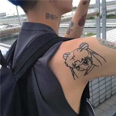 社会人头像男生带纹身霸气头像